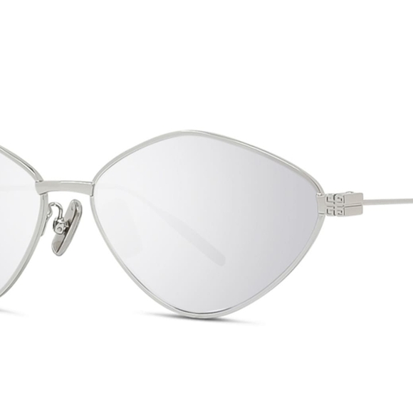 New Givenchy Platinum Silver Sunglasses Diamond Cat-eye luxury GV40040U - Picture 3 of 5
